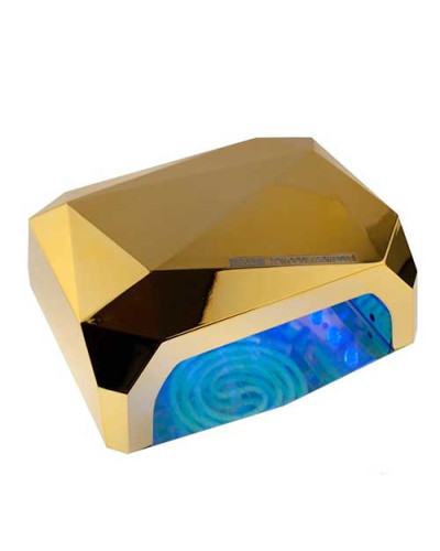 Гібридна лампа для манікюру SUN Diamond CCFL+LED 36W Золота 183001