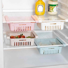 Контейнер органайзер для холодильника подвесной раздвижной Stretchable Hanging Storage Rack 183123