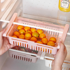 Контейнер органайзер для холодильника подвесной раздвижной Stretchable Hanging Storage Rack 183123