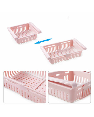 Контейнер органайзер для холодильника подвесной раздвижной Stretchable Hanging Storage Rack 183123