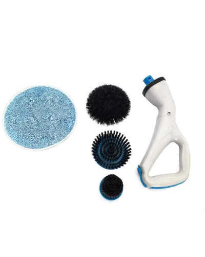 Бездротова щітка для прибирання з 3 насадками Hurricane Muscle Scrubber 183154