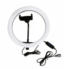 Кільцева LED лампа LC-330 з кріпленням для телефона 33см 183187