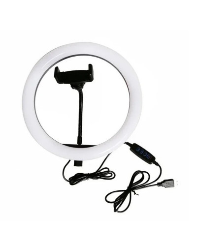 Кільцева LED лампа LC-330 з кріпленням для телефона 33см 183187