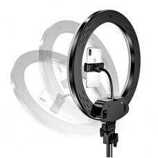 Кільцева LED лампа LC-330 з кріпленням для телефона 33см 183187