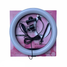 Кільцева LED лампа S31 з кріпленням для телефона 30см 183194