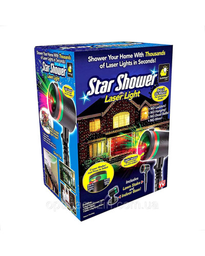 Проектор лазерный уличный Star Shower Laser Light 183270