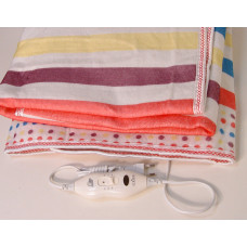 Електропростирадло зі сумкою Electric blanket 150*180 з різнокольоровими смужками 183403