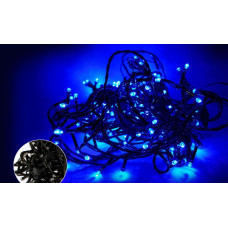 Гірлянда діод 300LED RD-9030 Провід - Чорний, Колір ламп-Синій 183759