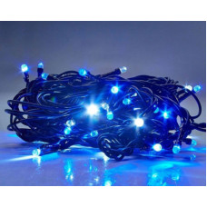 Гірлянда діод 300LED RD-9030 Провід - Чорний, Колір ламп-Синій 183759