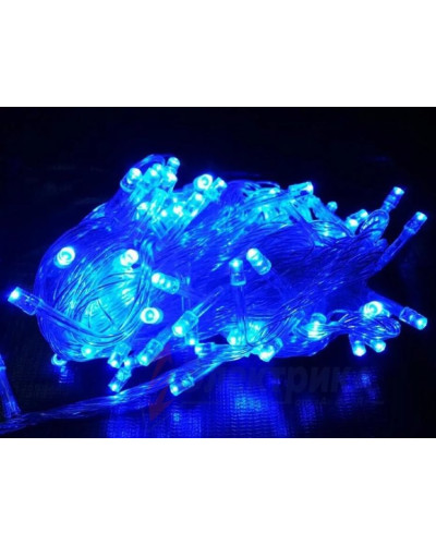 Гірлянда Діод 100LED RD-9031 Провід - білий, Колір ламп-Синій 183760