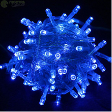 Гірлянда Діод 100LED RD-9031 Провід - білий, Колір ламп-Синій 183760