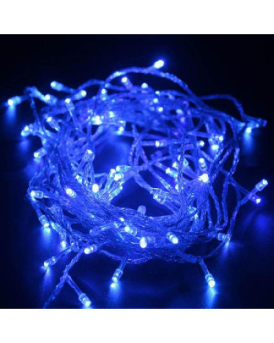 Гірлянда Діод 200LED RD-9032 Провід - Білий, Колір ламп-Синій 183761