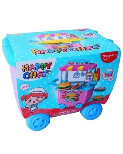 Дитяча закусочна з тележкою Happy Chef 183950