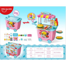 Дитяча закусочна з тележкою Happy Chef 183950