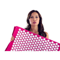 Килимок для акупунктурного масажу ACUPRESSURE MAT Рожевий 184178