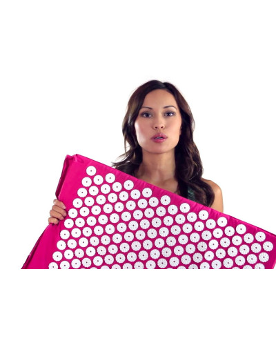 Килимок для акупунктурного масажу ACUPRESSURE MAT Рожевий 184178