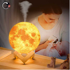 Зволожувач повітря 3D Moon Lamp Light Diffuser 184315