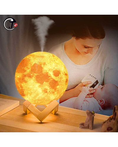 Зволожувач повітря 3D Moon Lamp Light Diffuser 184315