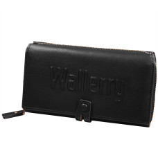 Жіночий гаманець клатч 1001 Wallerry Чорний 184322