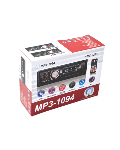 Автомагнітола MP3 1095 BT знімна панель ISO кабель 184355