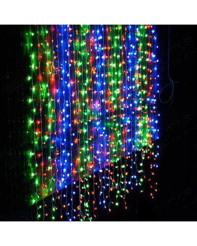 Гірлянда Xmas Водопад 3M*2M 360LED M-3 Мультицветна 12шт 184363