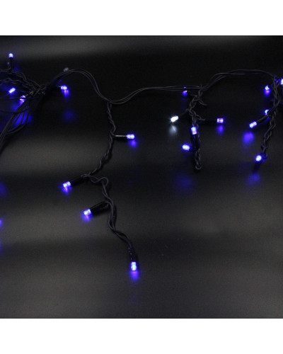 Гирлянда Xmas LED 150 3.3Line Short curtain Сосульки/Бахрома B-2 Синяя 10M*1,5M 184373