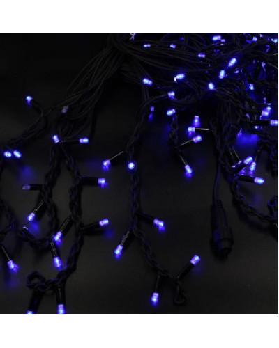 Гирлянда Xmas LED 150 3.3Line Short curtain Сосульки/Бахрома B-2 Синяя 10M*1,5M 184373
