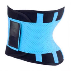 Пояс для похудения Hot Shapers Belt Power на липучке голубой, размер XXXL 184435
