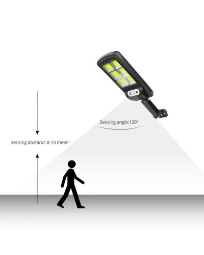 Вуличний ліхтар на стовп solar street light BL BK120-6COB 184441