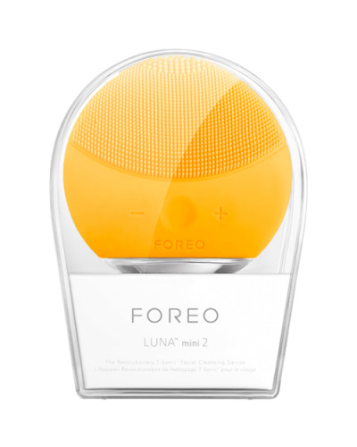Силіконова щітка-масажер для очищення обличчя Foreo LUNA mini 2 Жовта 184480