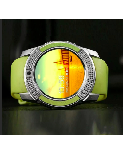 Розумні смарт-годинник Smart Watch V8 Зелені 184492