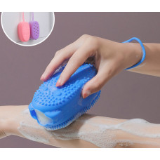 Двостороння силіконова губка для тіла з губкою Bubble Bath Brush 184679