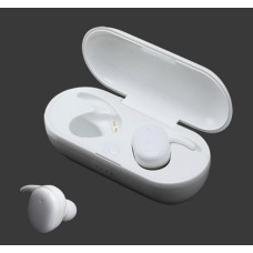 Бездротові Bluetooth навушники з зарядним футляром Wireless Design Headset V5.0 Білі 184720