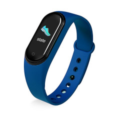 Фітнес браслет трекер годинник, кольоровий екран M5 Fit Smart Синій 184751