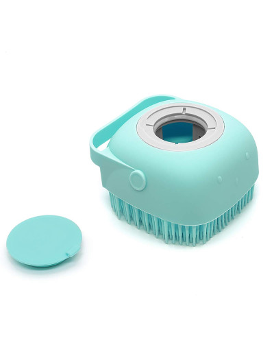 Силиконовая мочалка-щетка Silicone Massage Bath Brush силиконовая мочалка с резервуаром для мыла 184813