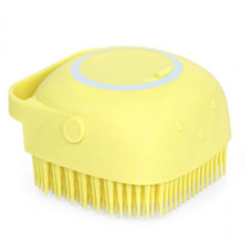 Силіконова мочалка-щітка Silicone Massage Bath Brush силіконова мочалка з резервуаром для мила 184813