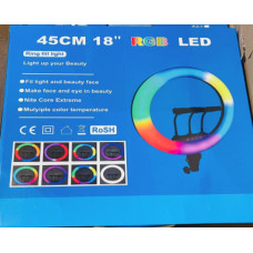 Кільцева лампа RGB 45см з пультом 193532