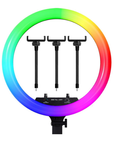 Кільцева лампа RGB 45см з пультом 193532