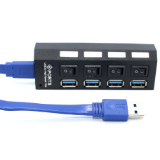 USB хаб розгалужувач подовжувач 4 порти hub 4 порт usb 3.0 193535