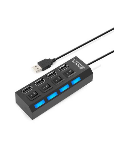 USB хаб розгалужувач подовжувач 4 порти hub 4 порт usb 3.0 193535