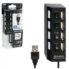 USB хаб розгалужувач подовжувач 4 порти hub 4 порт usb 3.0 193535