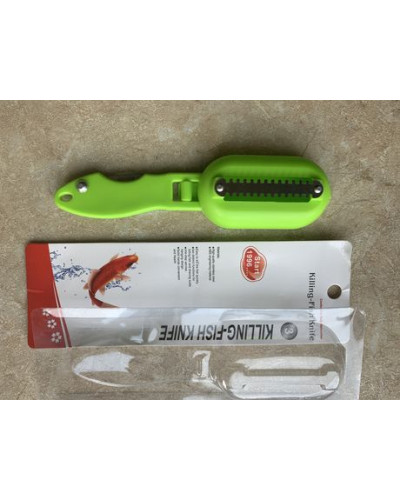Рибочистка ніж для чищення риби Killing-fish Knife Зелена 193540