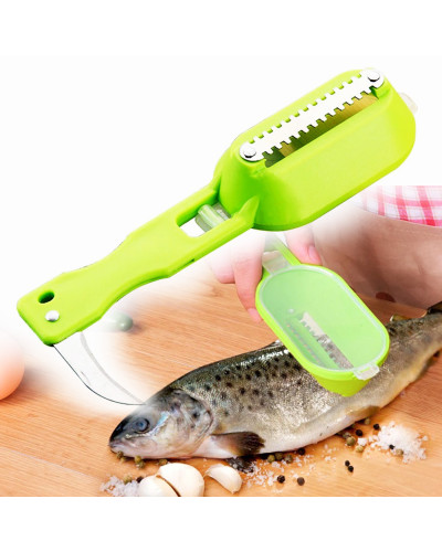 Рибочистка ніж для чищення риби Killing-fish Knife Зелена 193540