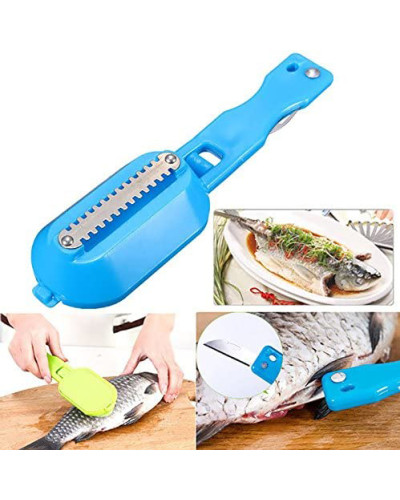 Рибочистка ніж для чищення риби Killing-fish Knife Синя 193542