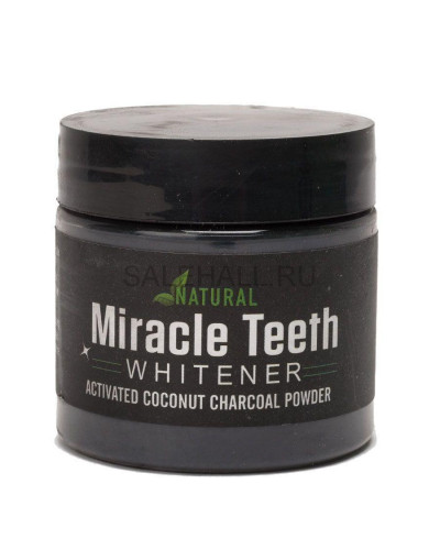 Відбілювач зубів чорна зубна паста Miracle Teeth Whitener 193811
