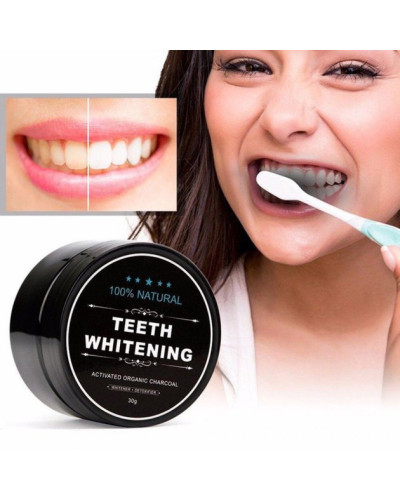 Відбілювач зубів чорна зубна паста Miracle Teeth Whitener 193811