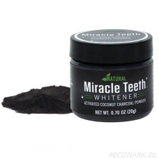 Відбілювач зубів чорна зубна паста Miracle Teeth Whitener 193811