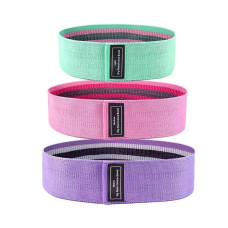 Фітнес резинки тканинний набір з 3 штук Luting Hip Resistance Bands 193836