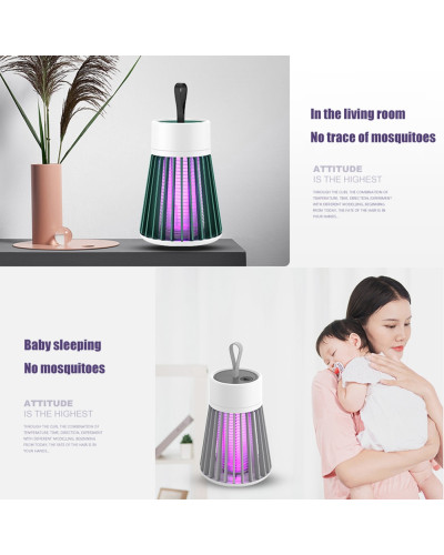 Лампа пристрій від комарів на USB Electronic Mosquito Killer Lamp 193887