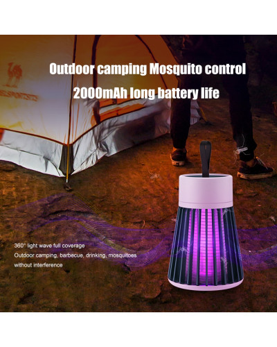 Лампа пристрій від комарів на USB Electronic Mosquito Killer Lamp 193887